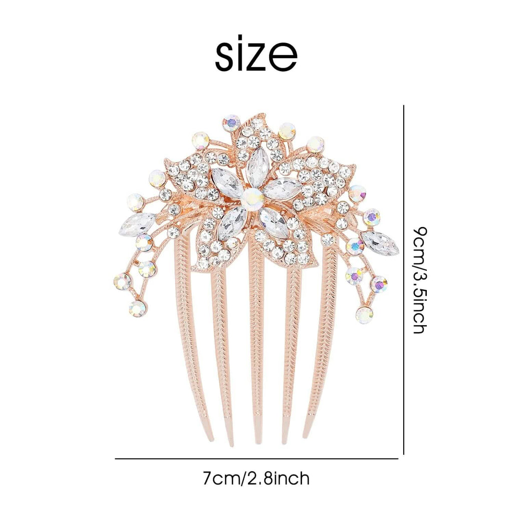 6-Pieces: Rhinestone Encrusted Hairpin Barrette Accessory by DailySale