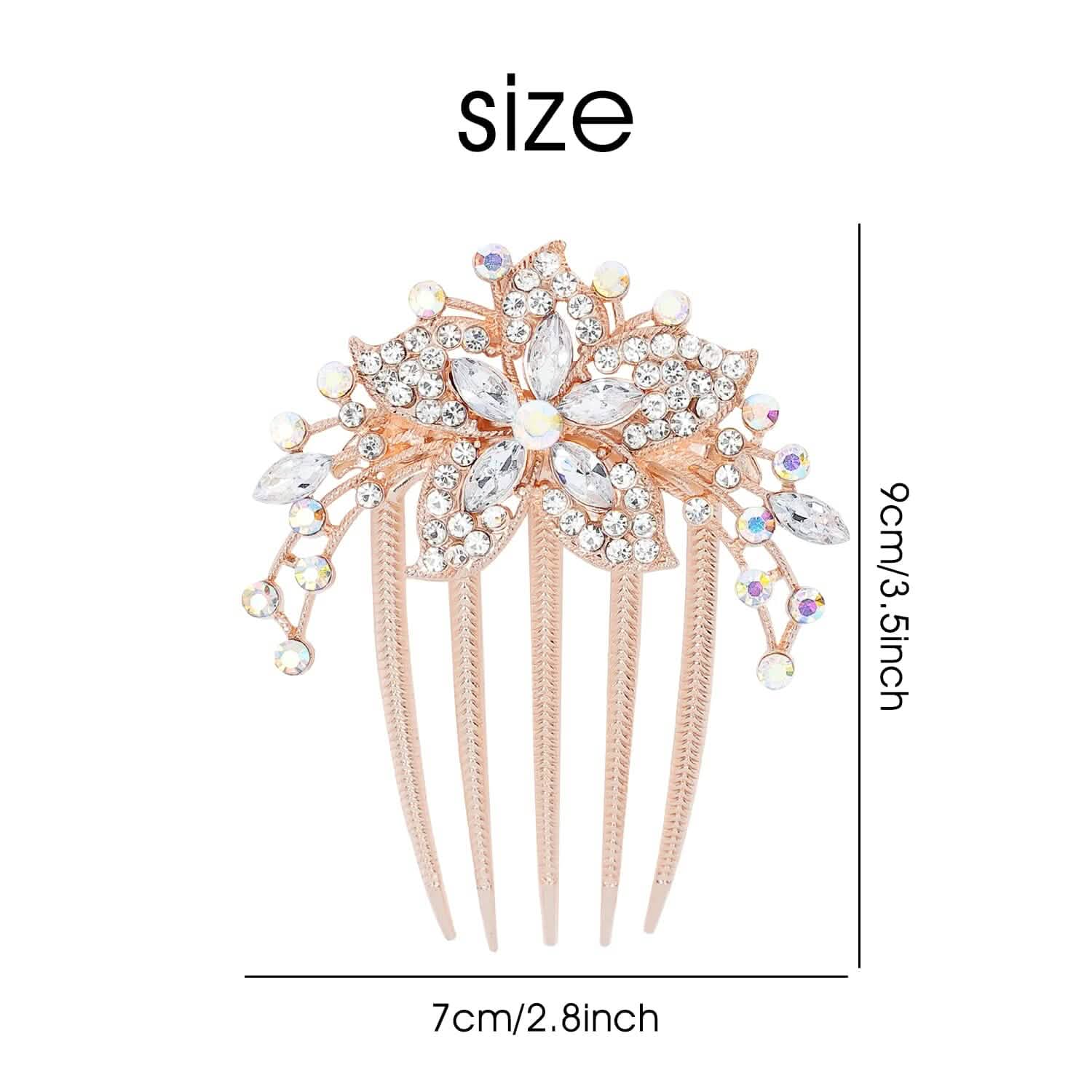 6-Pieces: Rhinestone Encrusted Hairpin Barrette Accessory by DailySale