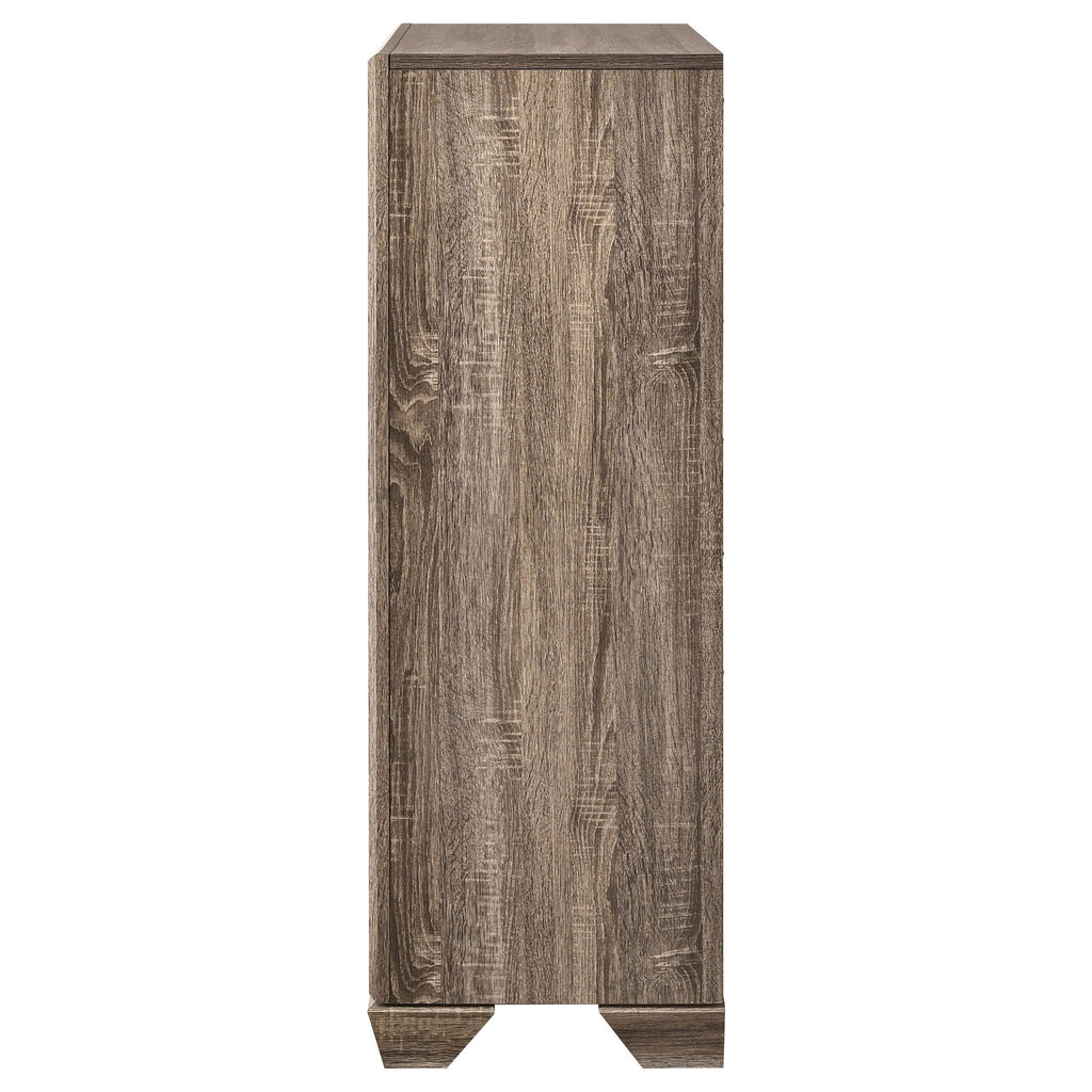 Kauffman 5-drawer Bedroom Chest Washed Taupe by Unique Piece Furniture