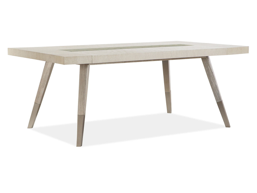 Lenox - Rectangular Dining Table - Warm Silver by Unique Piece Furniture