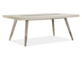 Lenox - Rectangular Dining Table - Warm Silver by Unique Piece Furniture
