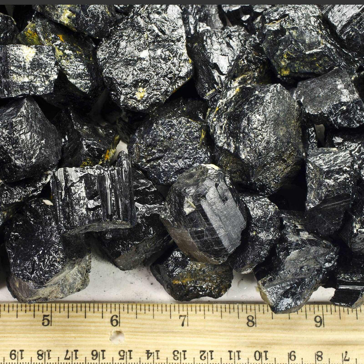 Rough Black Tourmaline – Raw Stone from India by Sacred Crystals