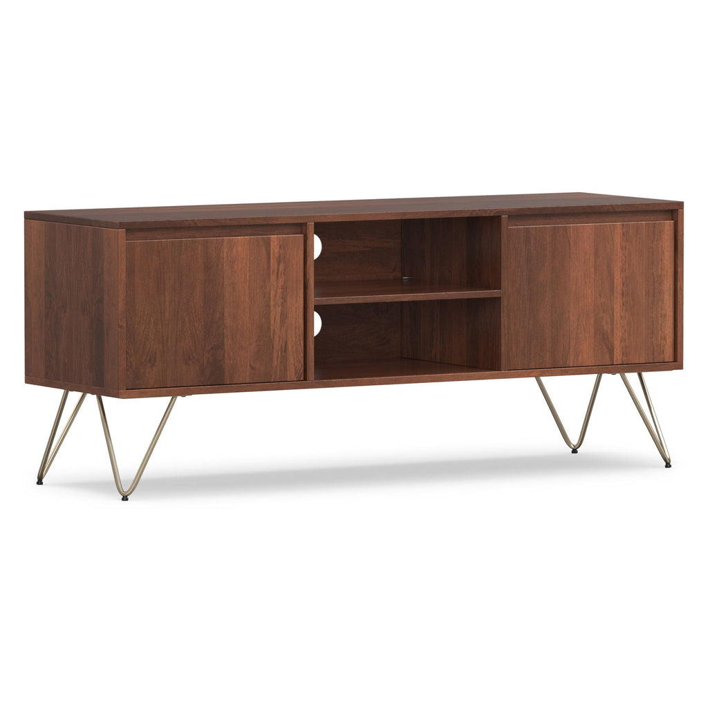 Hunter - TV Media Stand - Umber Brown Stain by Unique Piece Furniture