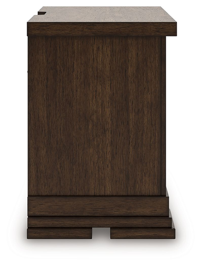 Taffenbrook - Three Drawer Night Stand - Medium Brown by Unique Piece Furniture