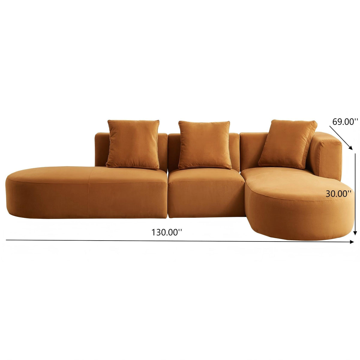Orby - Stylish Sectional Sofa by Unique Piece Furniture