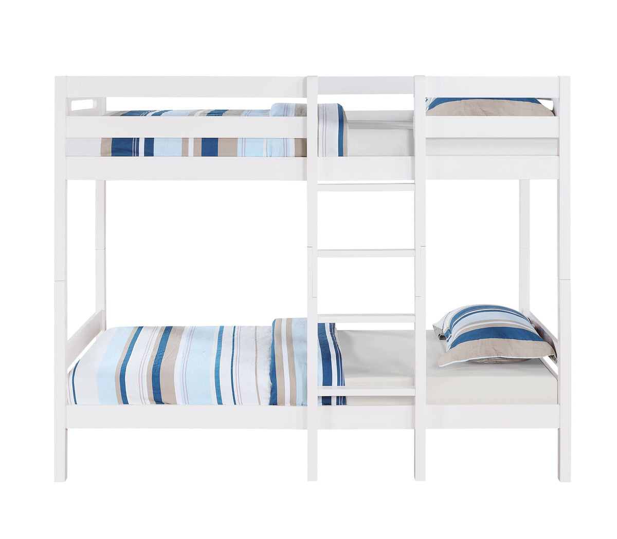 Esin - Twin Twin Bunk Bed - White by Unique Piece Furniture