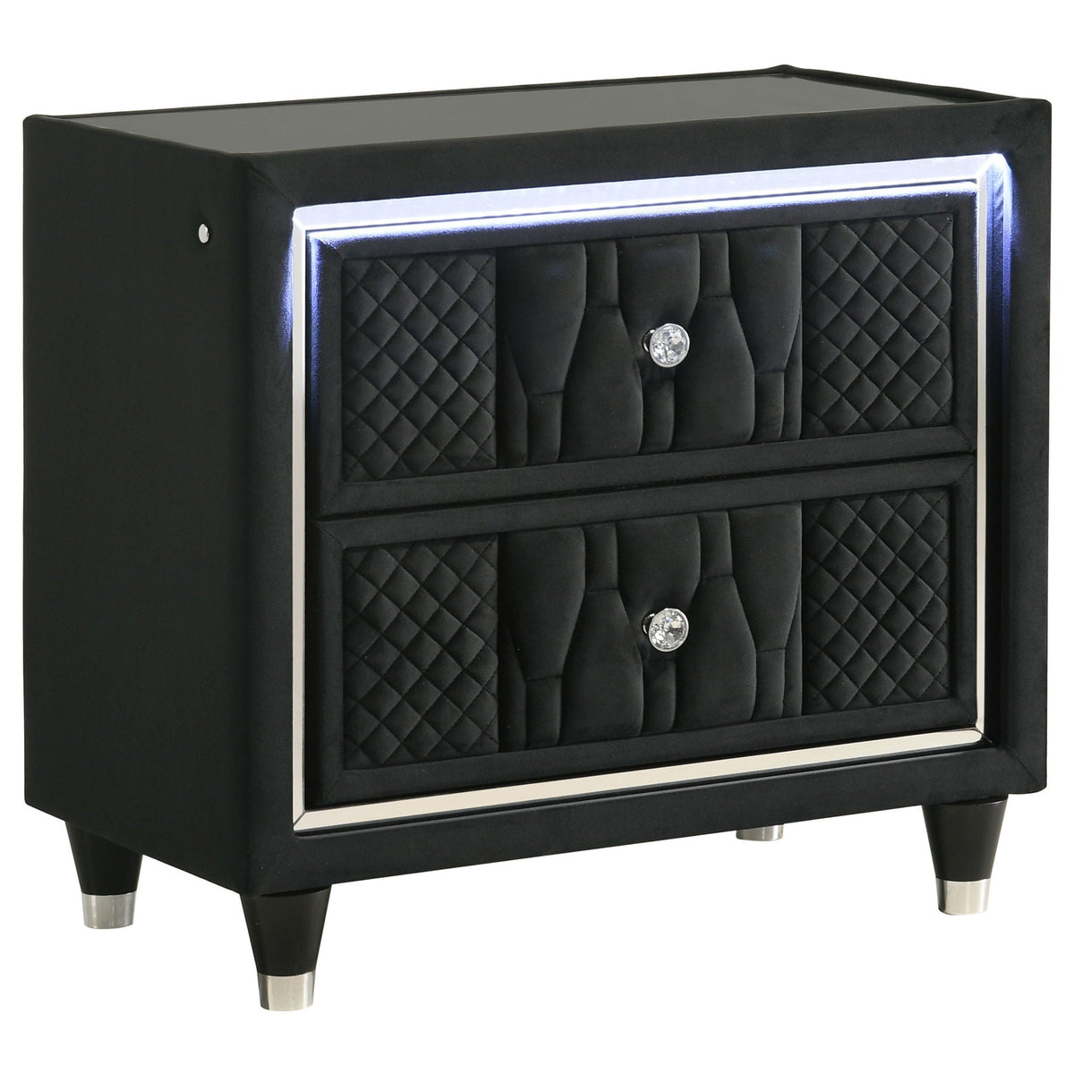 Lorient 4-piece Eastern King Bedroom Set Black by Unique Piece Furniture