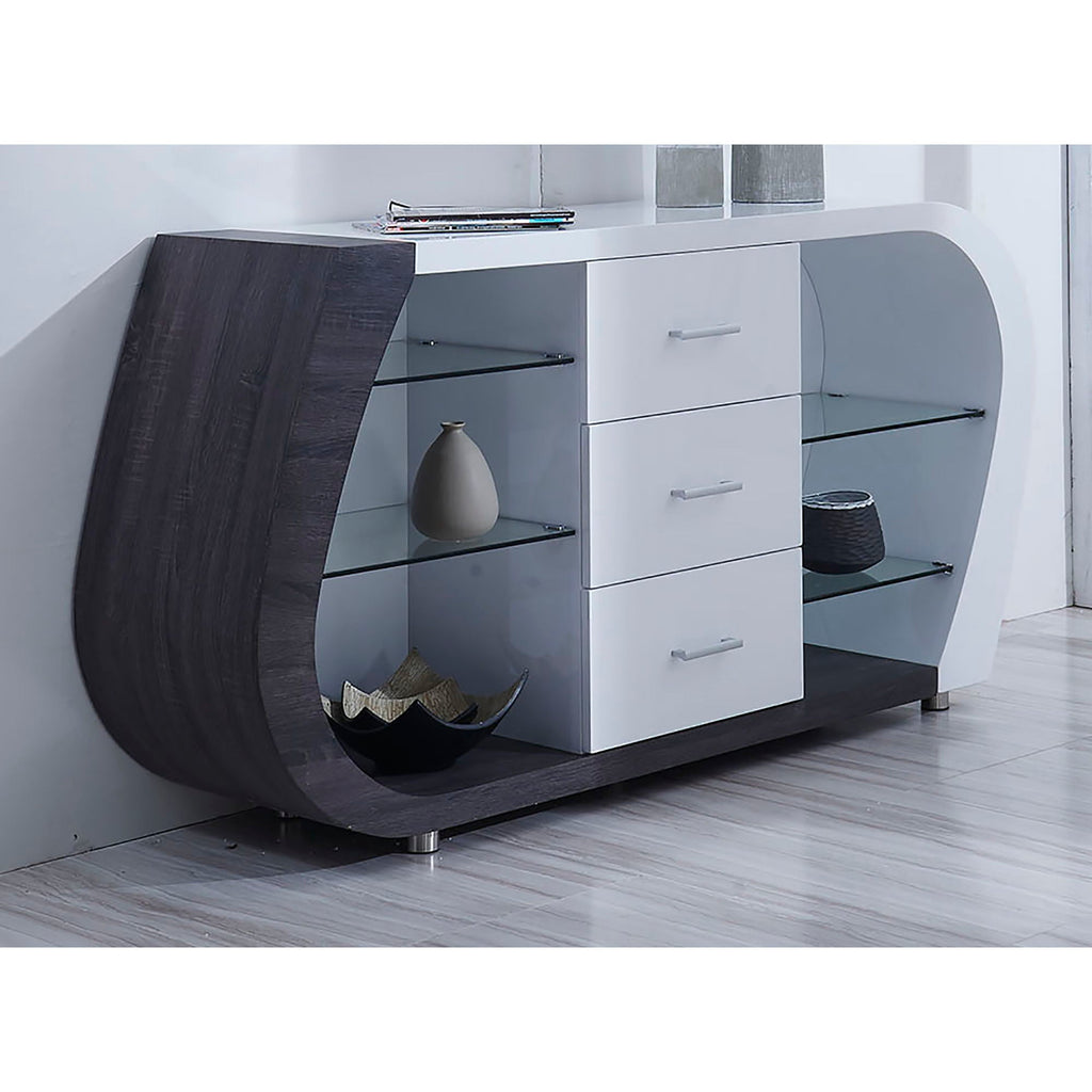 Anne - Buffet - White / Gray by Unique Piece Furniture