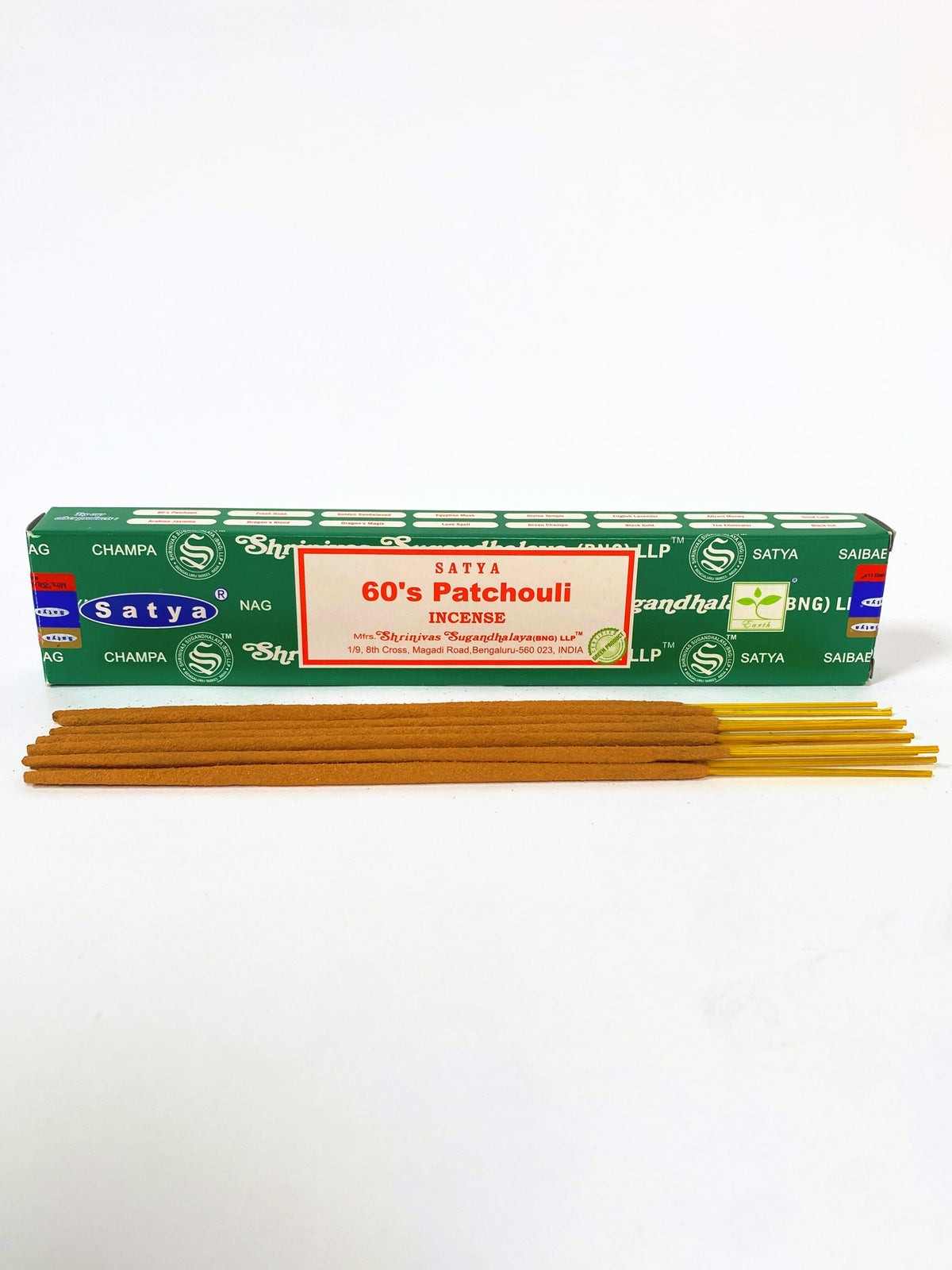 Satya 60's Patchouli Incense | 15g by Auric Blends