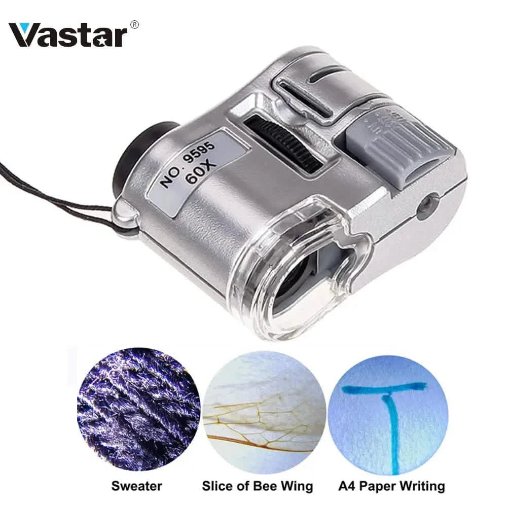 60X Handheld Magnifying Glass Mini Pocket Microscope by DailySale