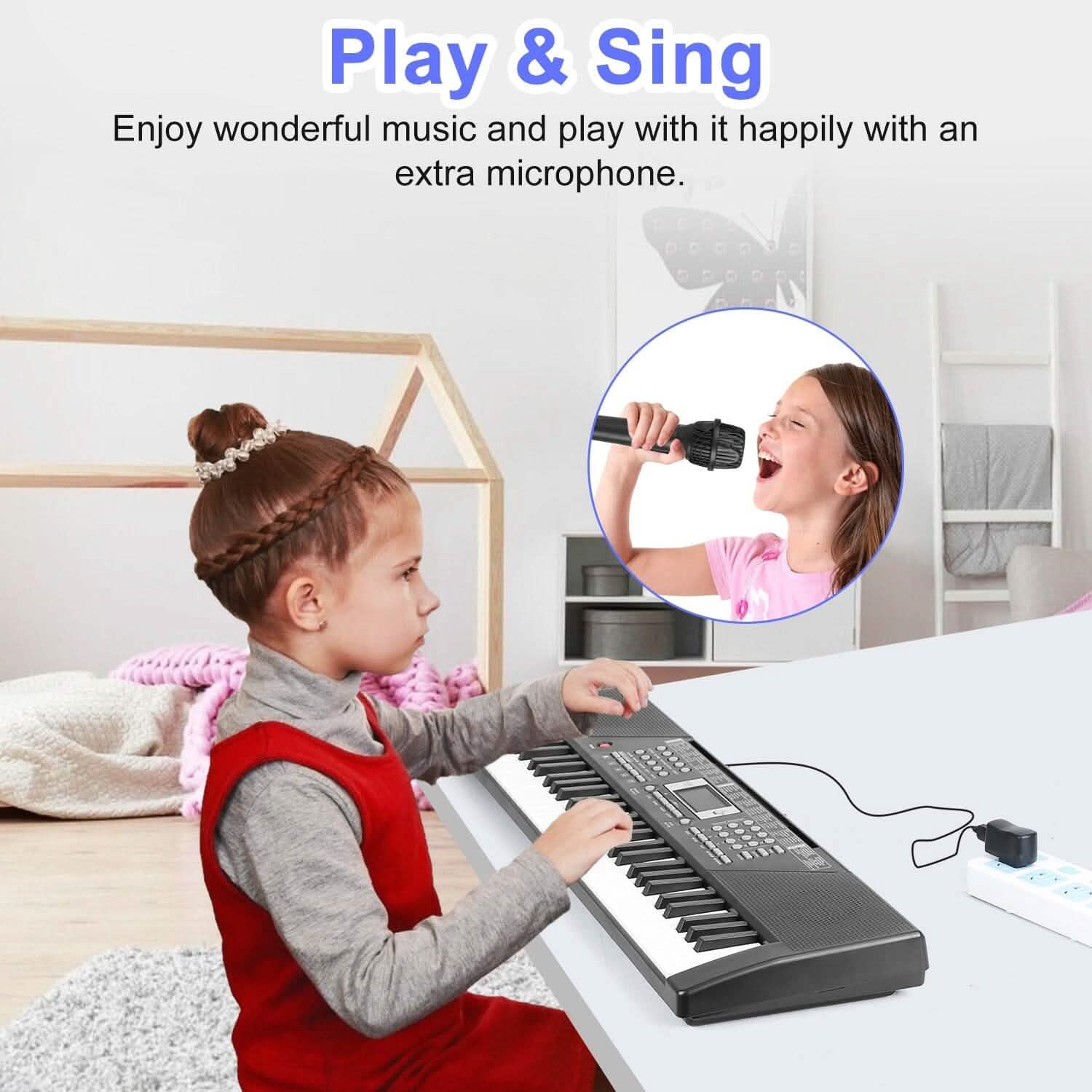 61 Keys Digital Music Keyboard Electronic Piano by DailySale