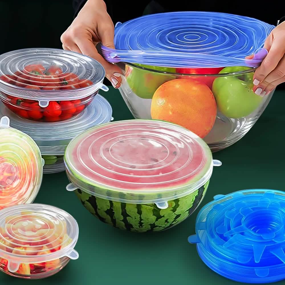 6-Pack: Reusable Silicone Stretch Lids by DailySale