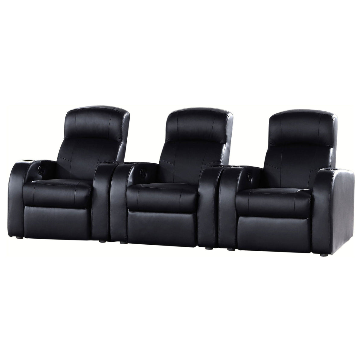 Cyrus 3-piece Upholstered Home Theater Seating by Unique Piece Furniture