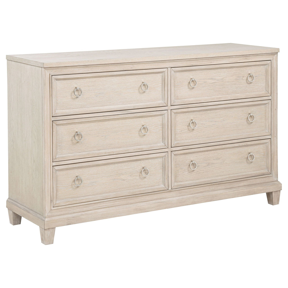 Pembroke 5-piece Eastern King Bedroom Set Washed Oak by Unique Piece Furniture