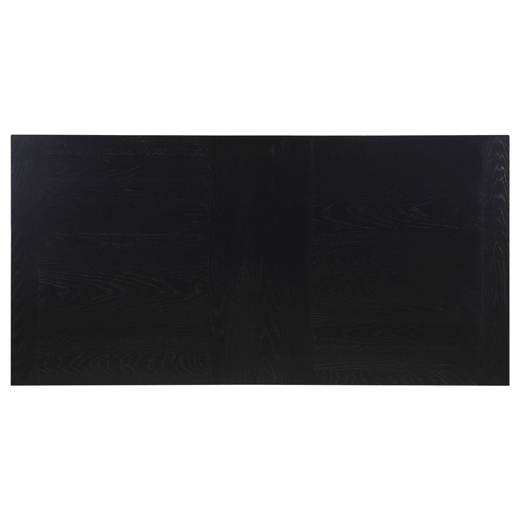 Catherine Rectangular 84-inch Wood Dining Table Black by Unique Piece Furniture