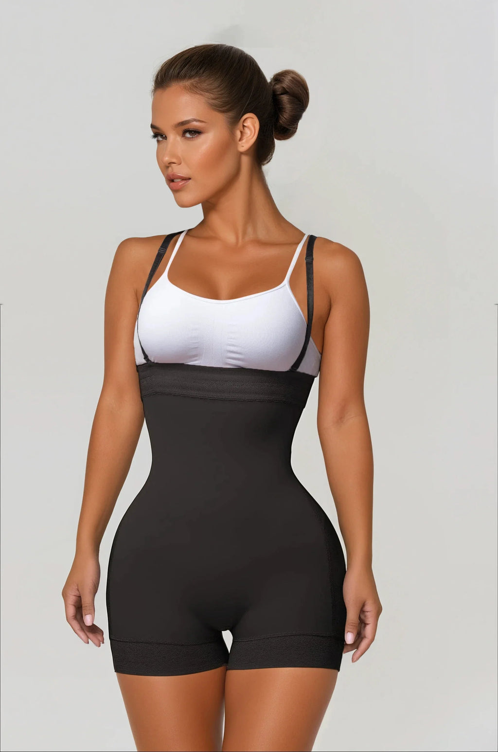 Open-Bust Strapless Short Body Shapewear by Vedette Store