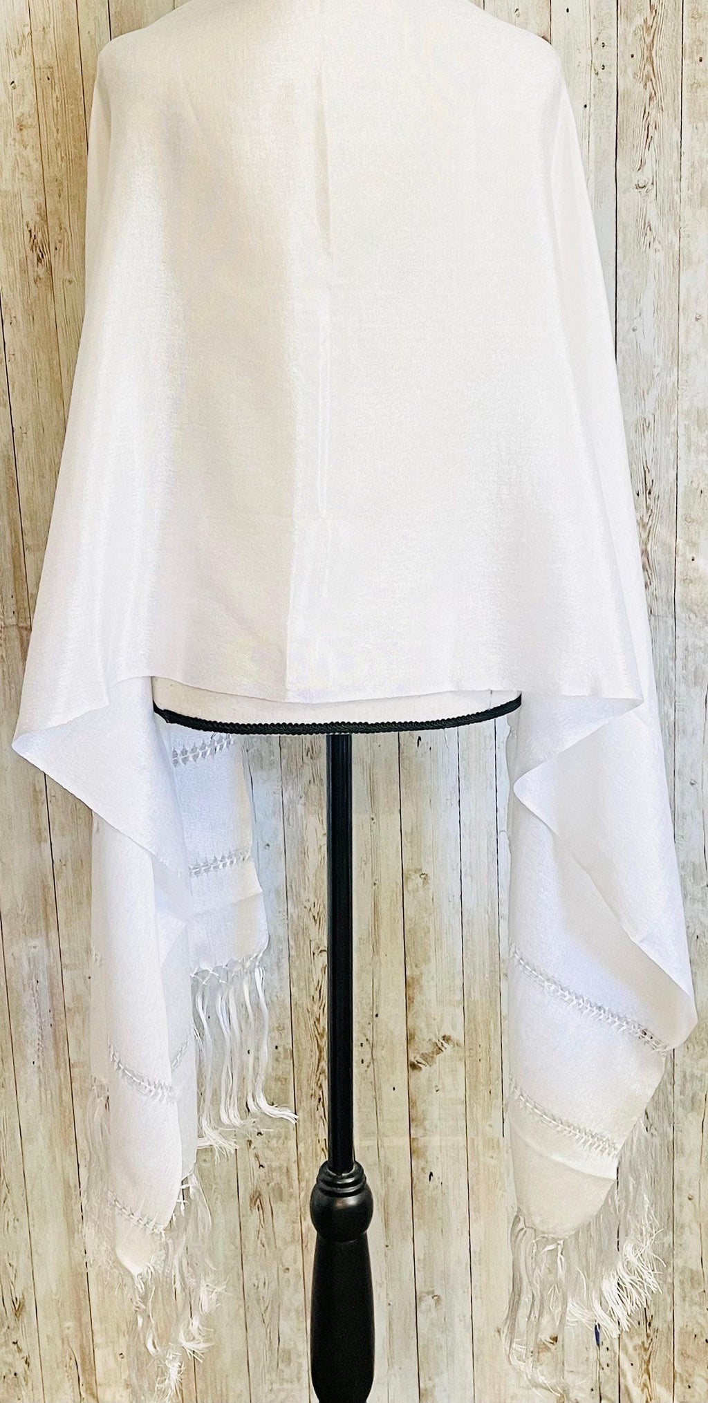 Authentic Mexican Silk Wrap Shawl Reboso Mexicano De Artiseda by Chica Mexico