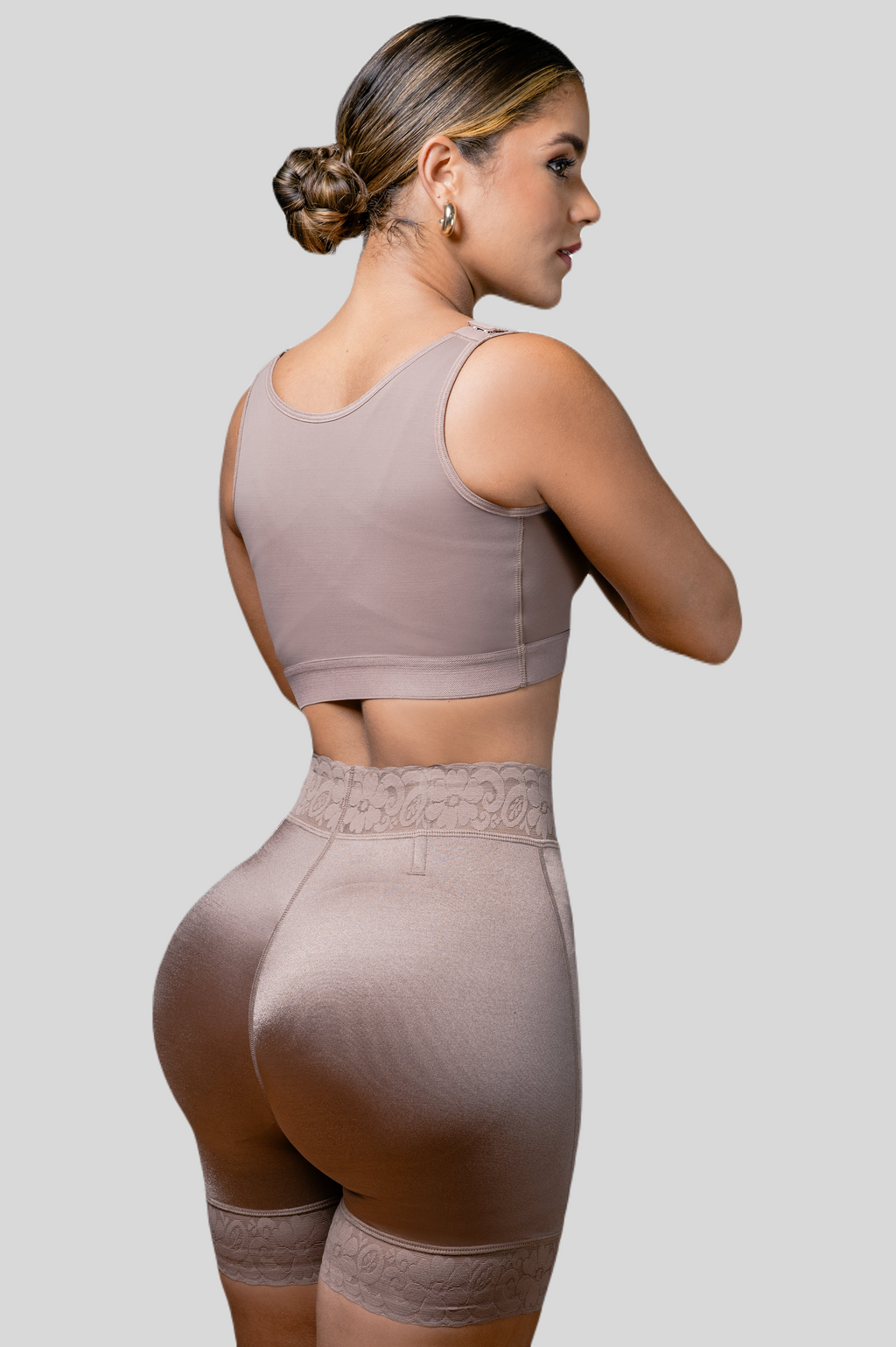 High Waist Lace Trim Shapewear Slip Shorts by Vedette Store