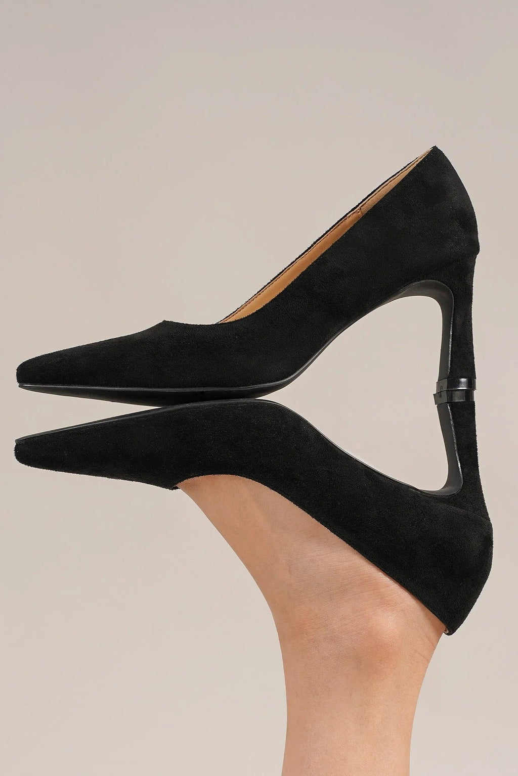 Beast Fashion Faux Suede Point Toe Pumps by Wild and Free Boutique