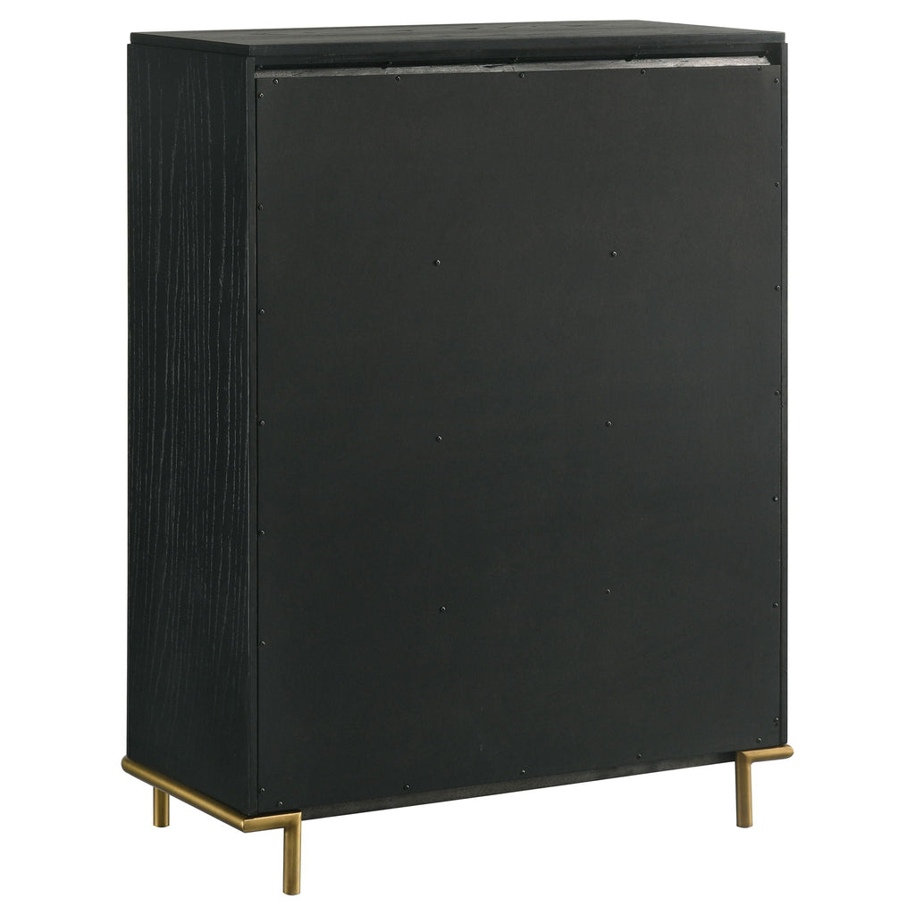 Arini 5-drawer Bedroom Chest Black by Unique Piece Furniture