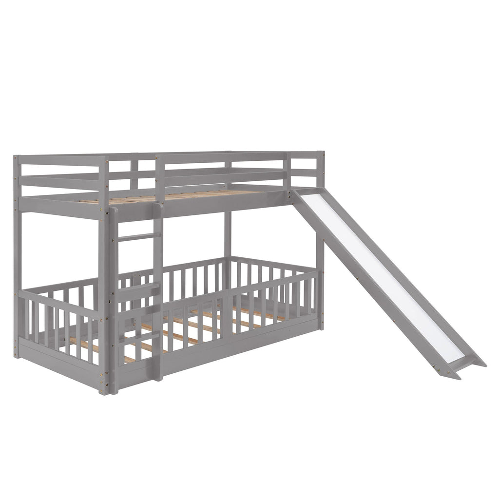 Functional Bunk Bed & Convertible Ladder And Slide by Unique Piece Furniture