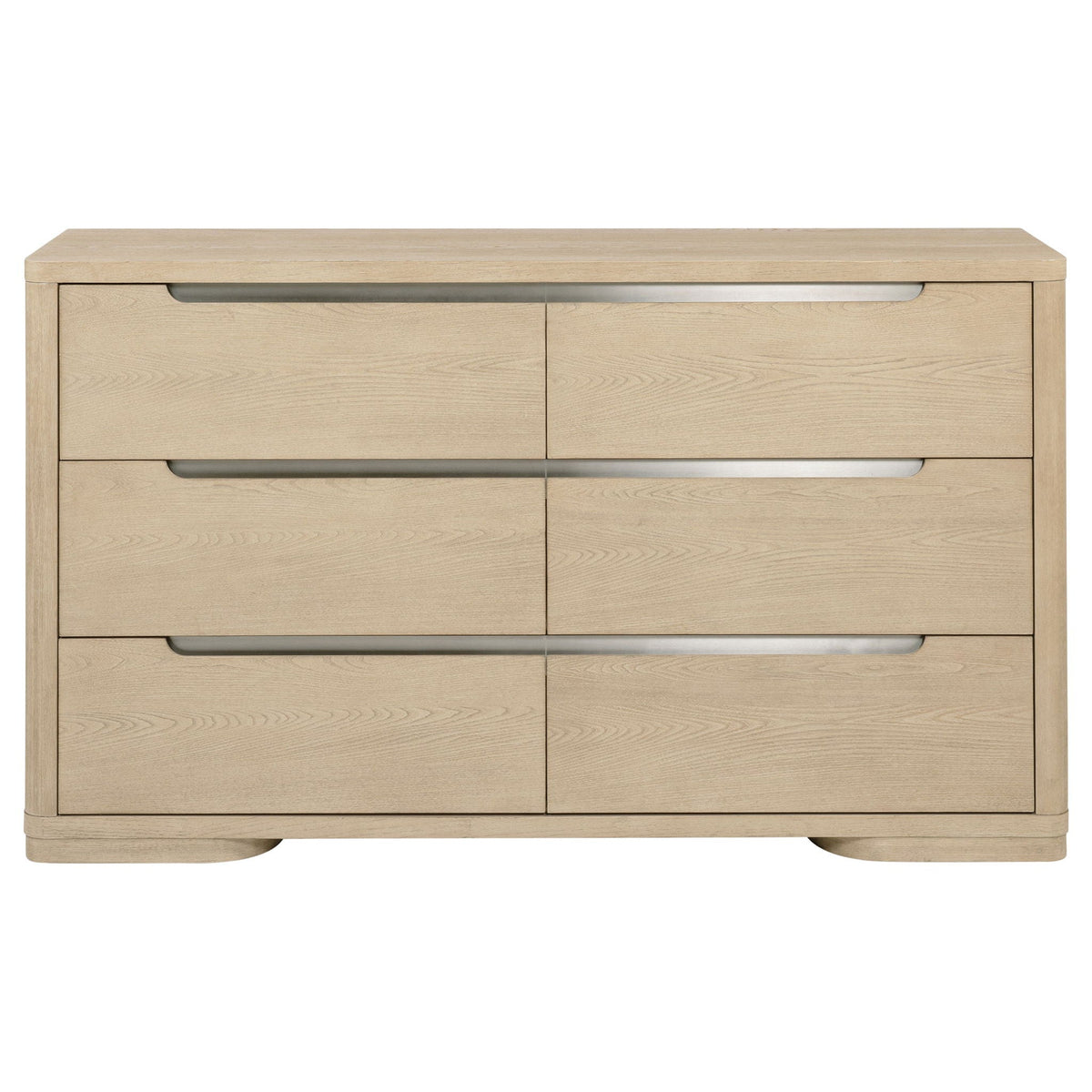 Ladera 6-drawer Bedroom Dresser Light Elm by Unique Piece Furniture