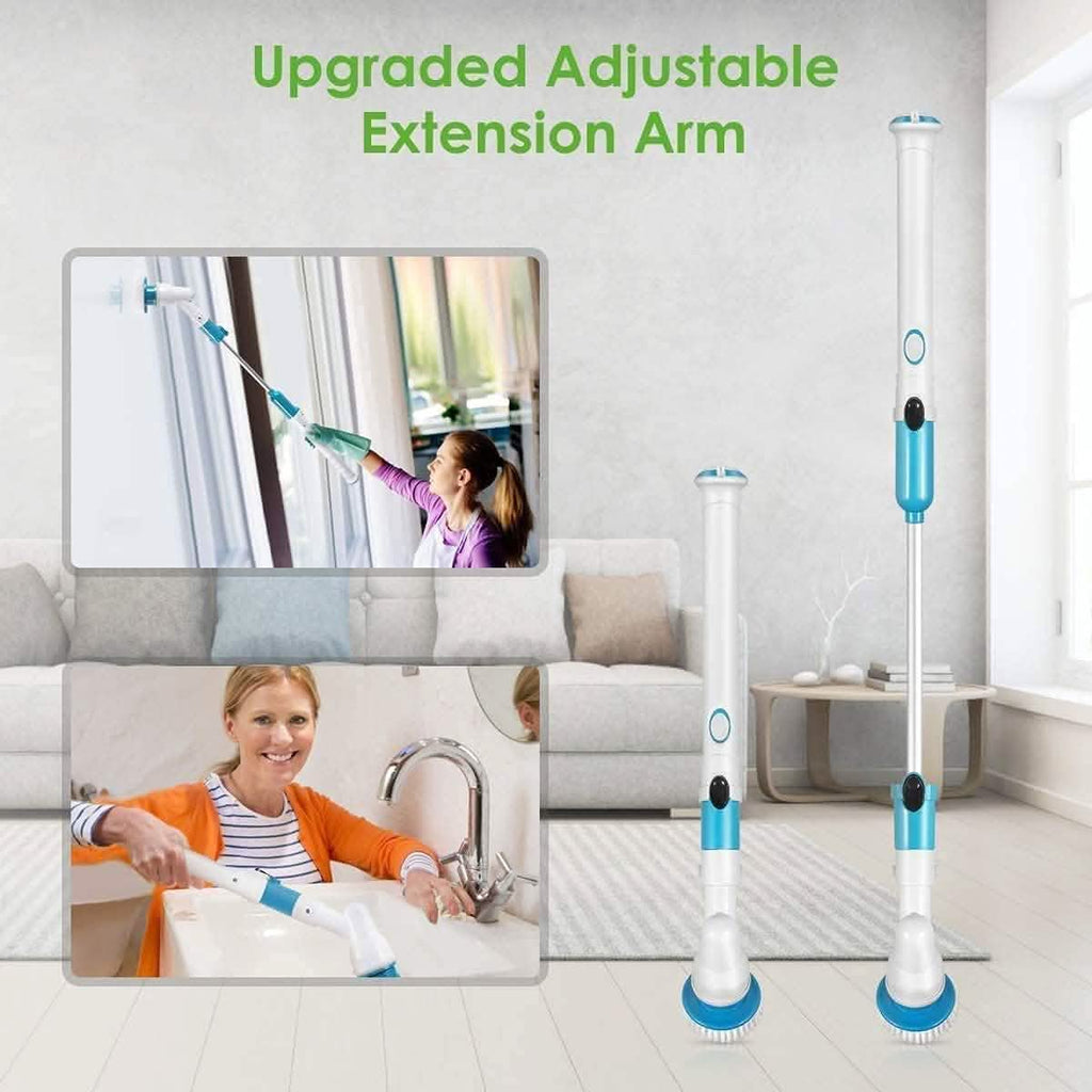 Electric Spin Scrubber Cordless Scrubber Brush with Long Handle by DailySale