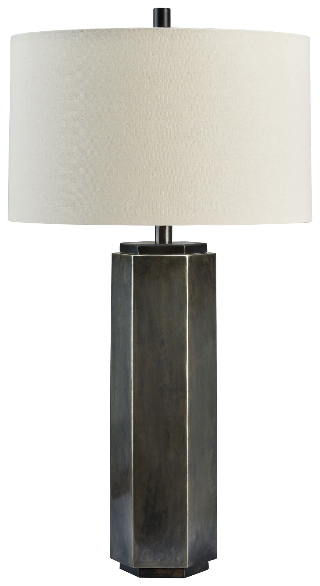 Dirkton - Metal Table Lamp - Antique Pewter Finish by Unique Piece Furniture