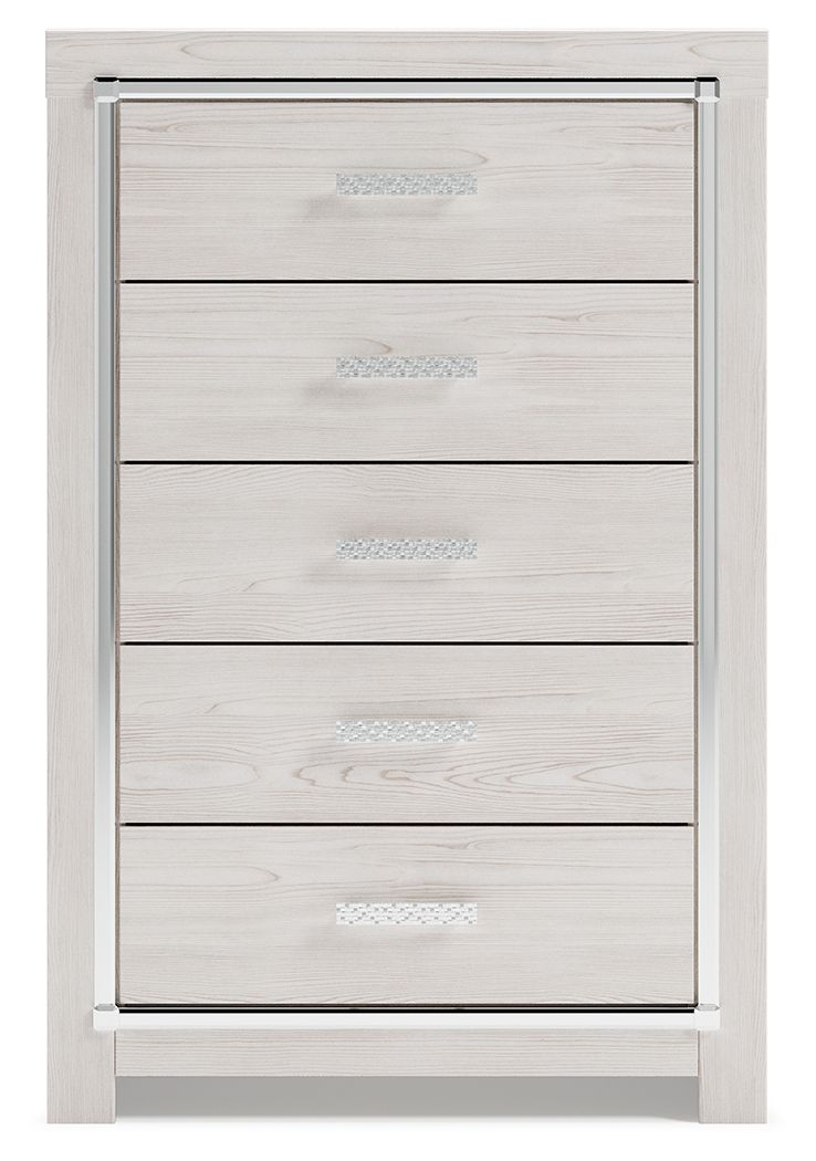 Altyra - Five Drawer Chest - White by Unique Piece Furniture