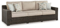 Coastline Bay - Sofa With Cushion - Brown by Unique Piece Furniture