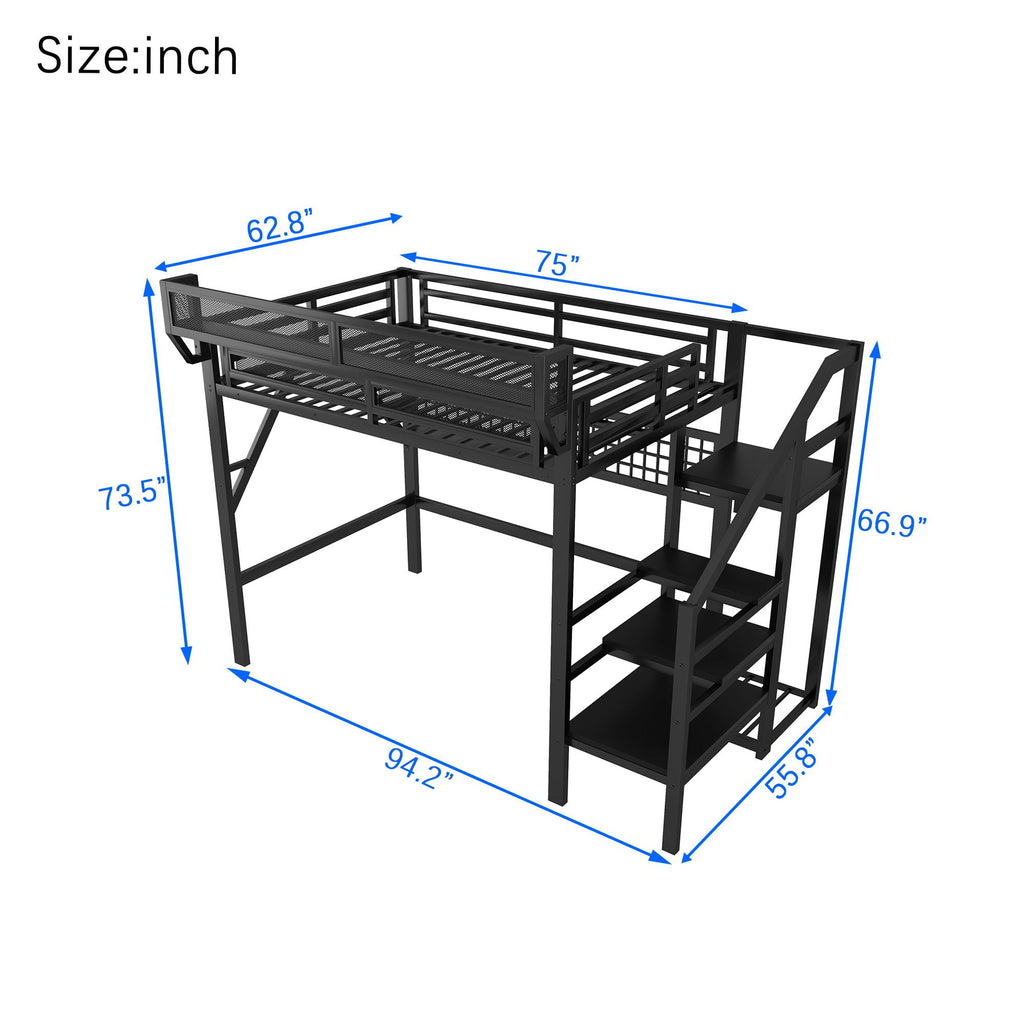 Loft Bed With Stairs And Storage by Unique Piece Furniture