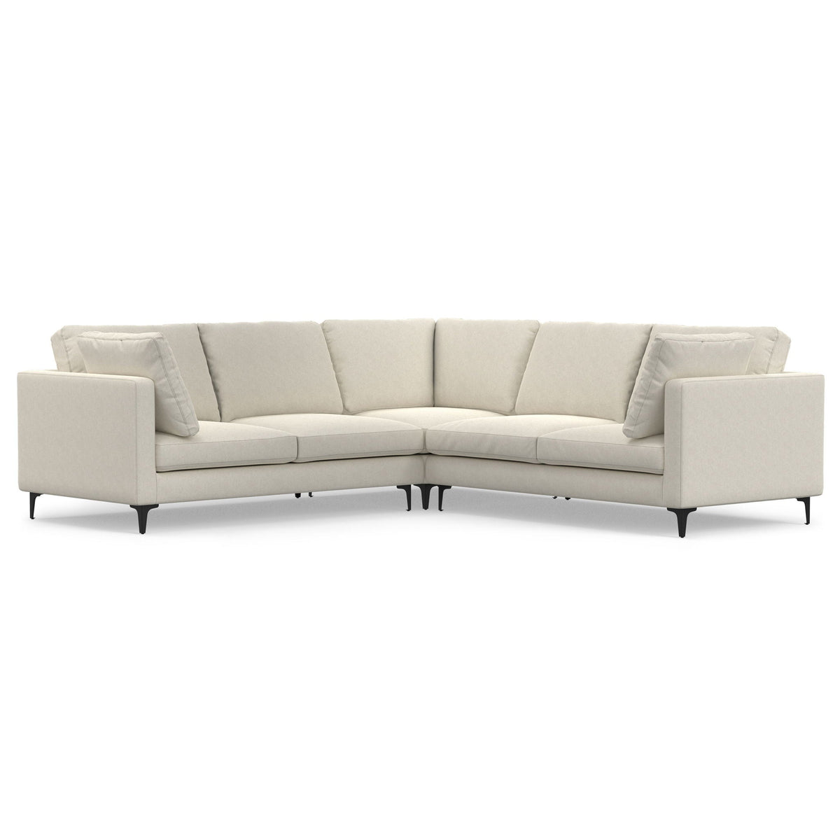 Ava - Mid Century Corner Sectional Sofa Handcrafted by Unique Piece Furniture