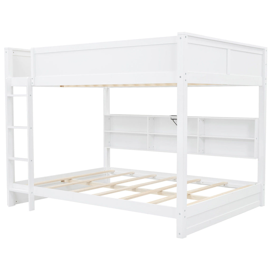 Bunk Bed With Storage Cabinets And USB Ports by Unique Piece Furniture