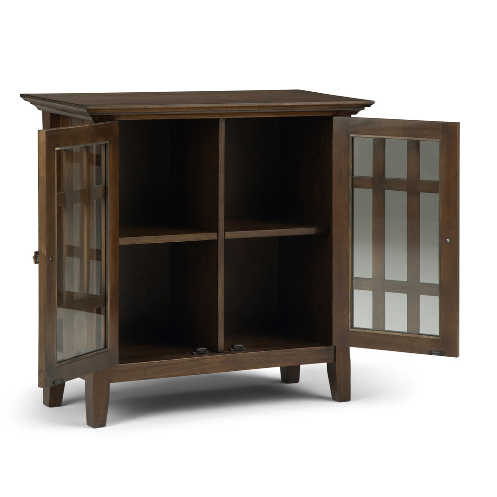Bedford - Low Storage Media Cabinet - Rustic Natural Aged Brown by Unique Piece Furniture