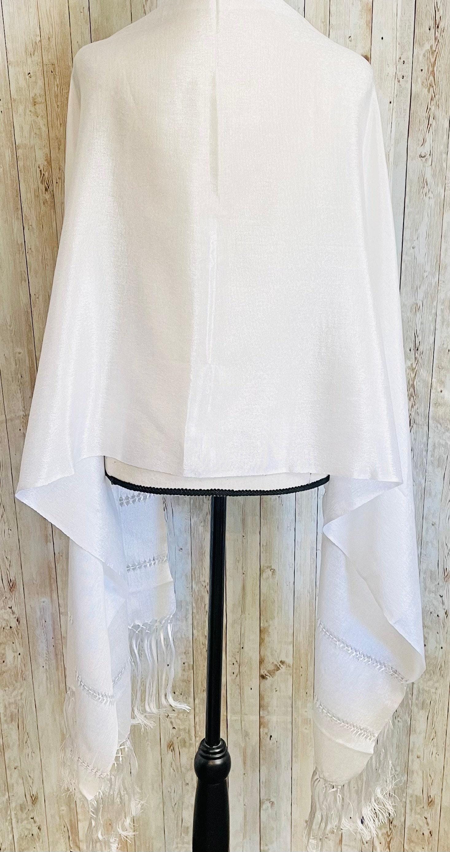 Authentic Mexican Silk Wrap Shawl Reboso Mexicano De Artiseda by Chica Mexico