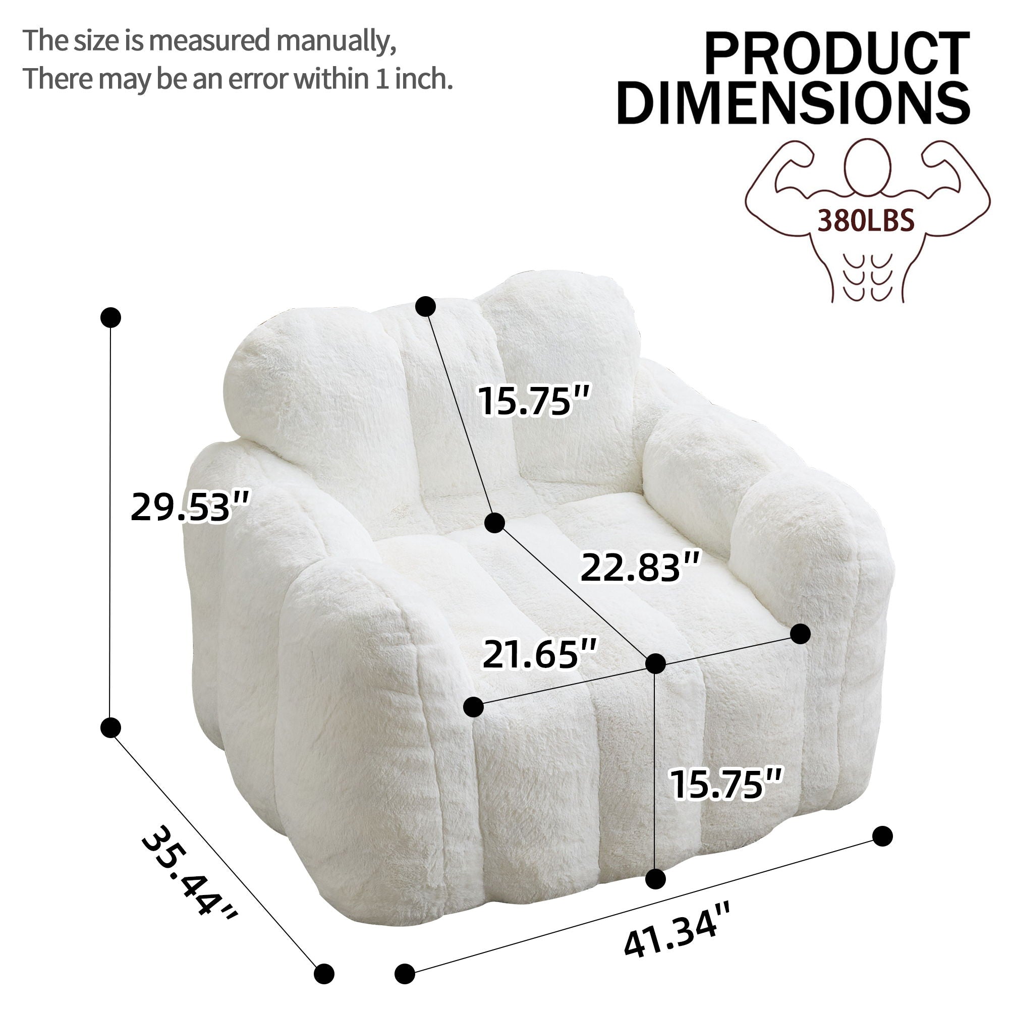 Lotus Style Compression Sofa Bean Bag by Unique Piece Furniture