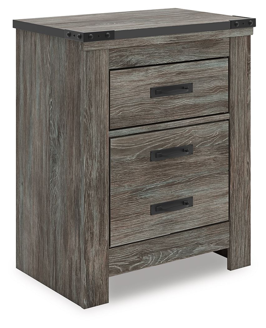 Frandern - Two Drawer Night Stand - Gray by Unique Piece Furniture