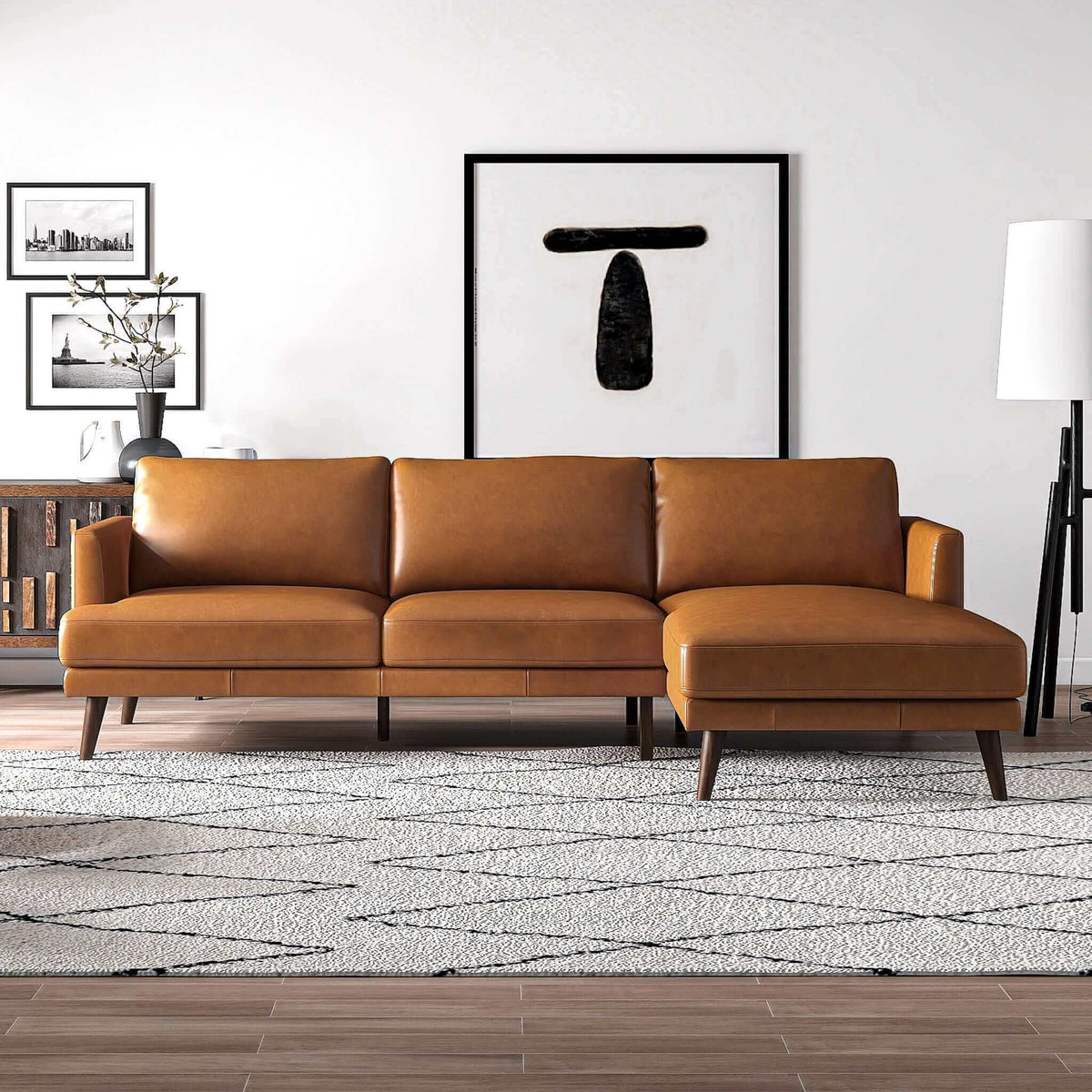 Lore - High Quality L-Shaped Sectional by Unique Piece Furniture