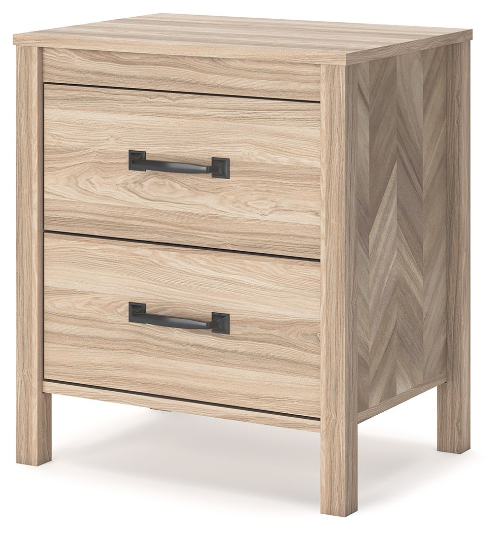 Battelle - Two Drawer Night Stand - Tan by Unique Piece Furniture