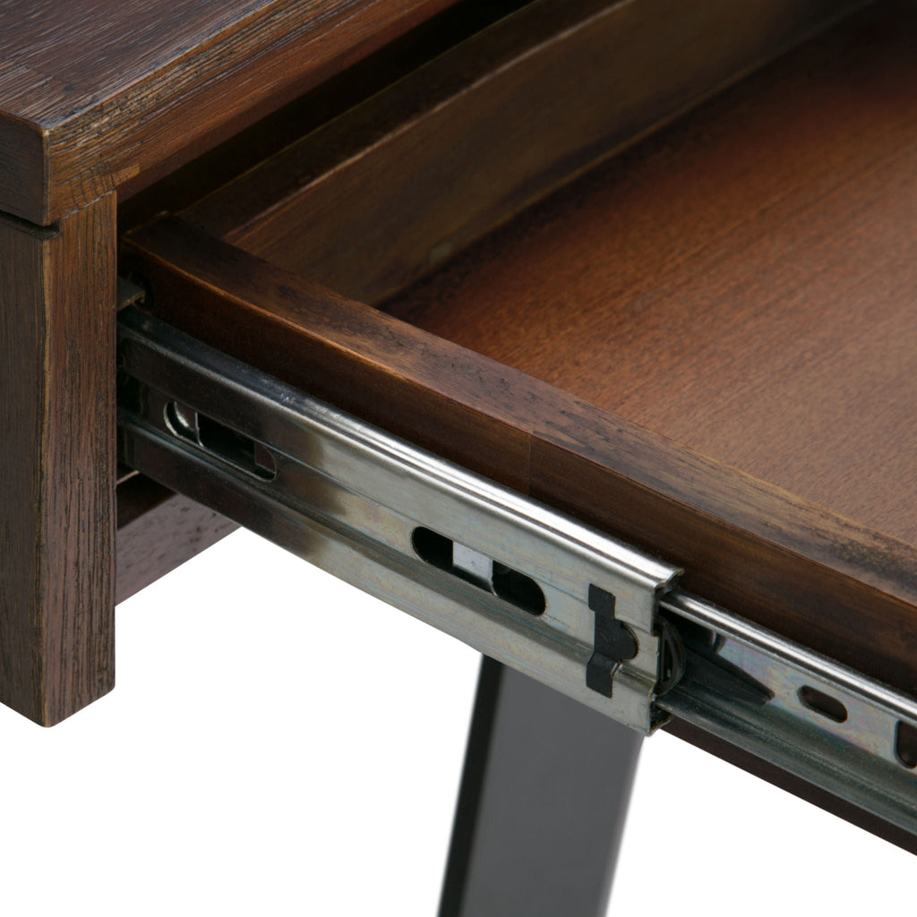 Lowry - Desk - Distressed Charcoal Brown by Unique Piece Furniture