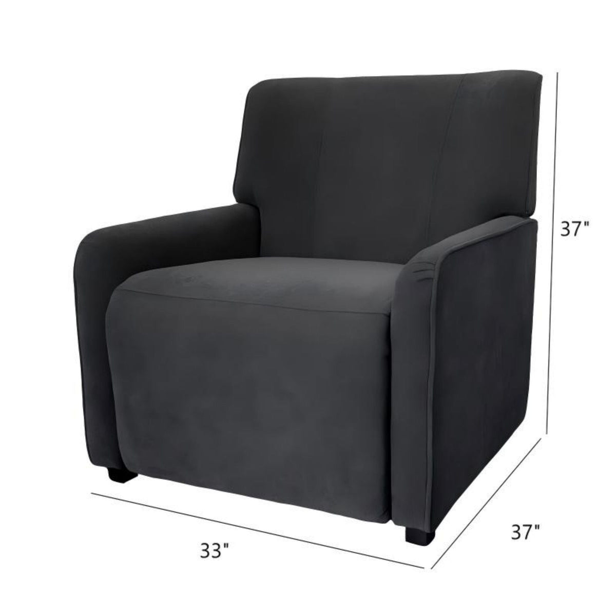 Stylish Recliner Chair - Gray by Unique Piece Furniture