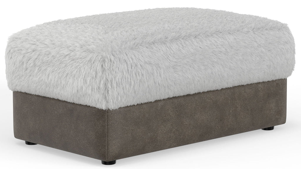 Snowball - Ottoman - Taupe by Unique Piece Furniture
