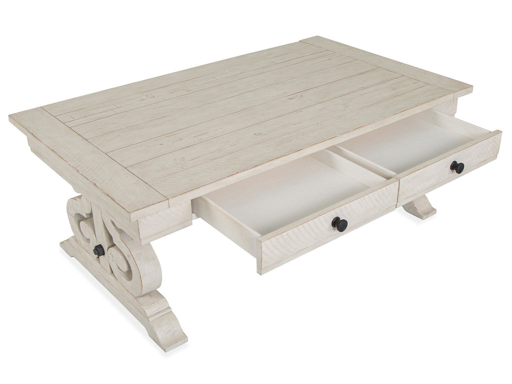 Bronwyn - Rectangular Cocktail Table - Alabaster by Unique Piece Furniture