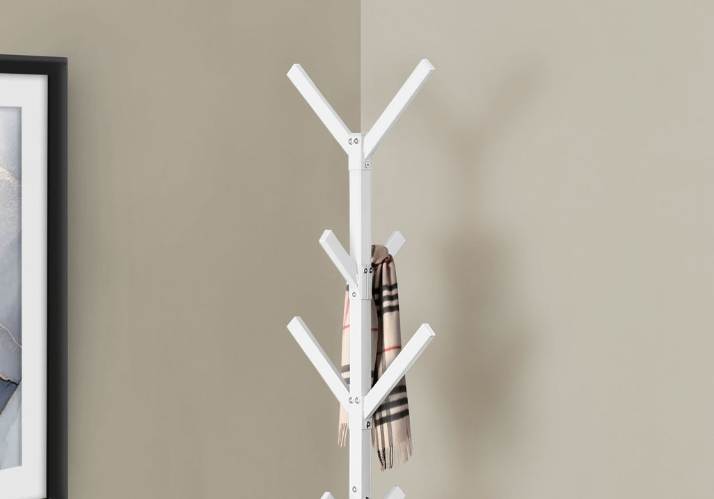 Coat Rack, Hall Tree, Free Standing, 8 Hooks, Entryway, Contemporary & Modern by Unique Piece Furniture