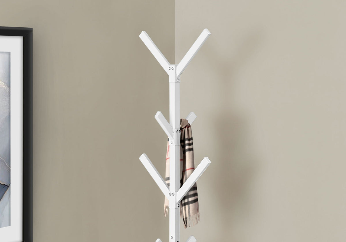 Coat Rack, Hall Tree, Free Standing, 8 Hooks, Entryway, Contemporary & Modern by Unique Piece Furniture