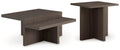 Zendex - Occasional Table Set (Set of 2) - Brown by Unique Piece Furniture