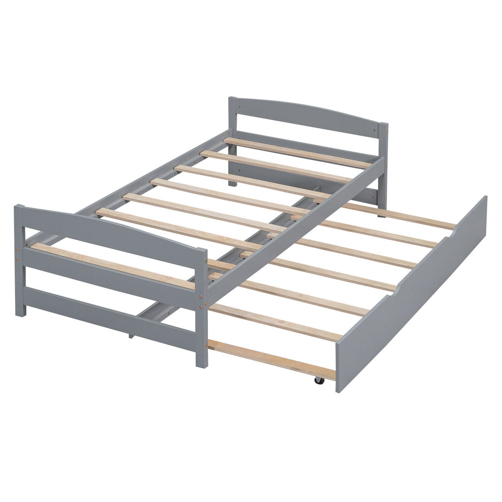 Platform Bed With Trundle by Unique Piece Furniture