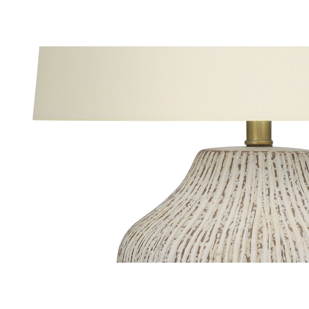 Lighting, Table Lamp, Ceramic, Transitional - Cream by Unique Piece Furniture