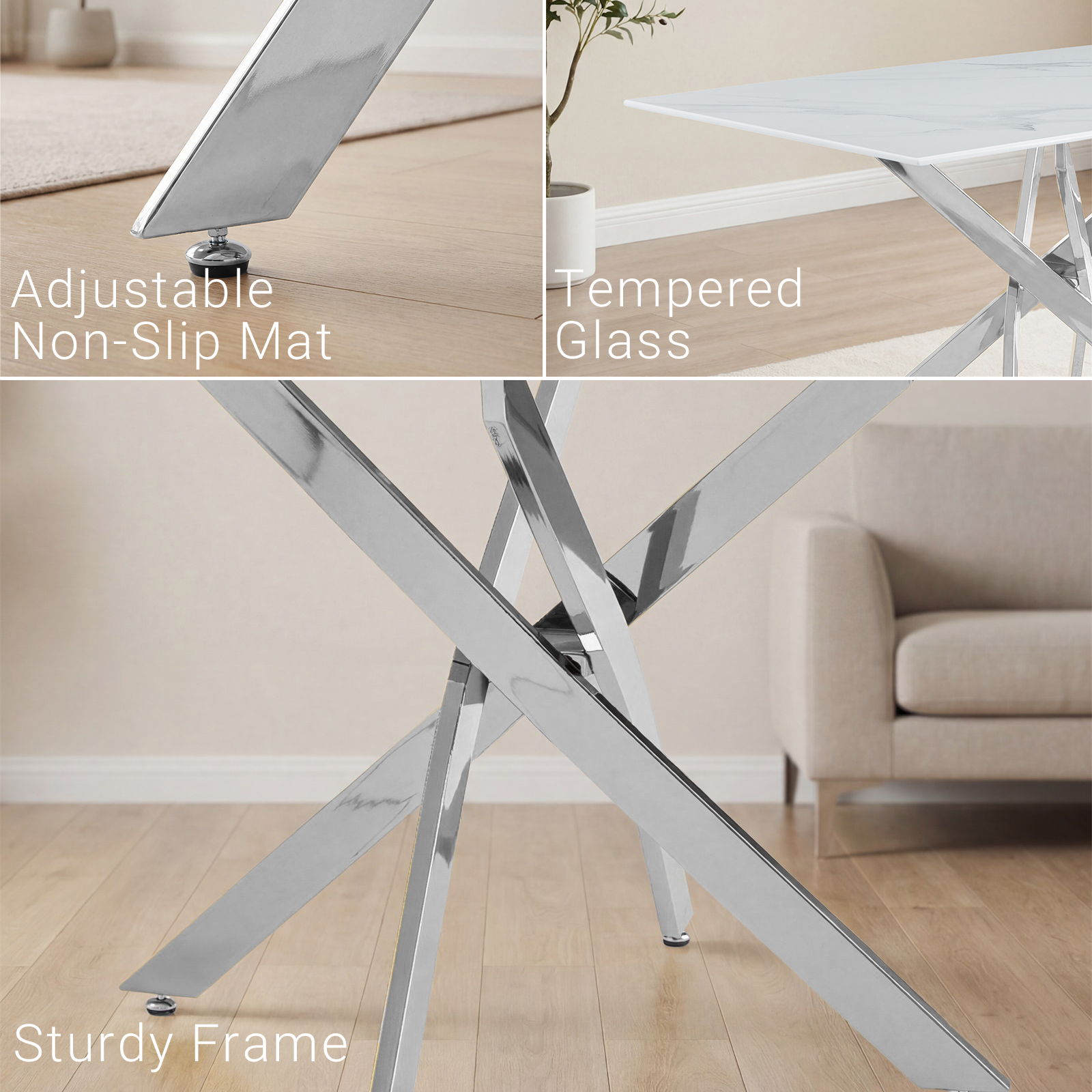 Modern Rectangular Table For Dining Room by Unique Piece Furniture