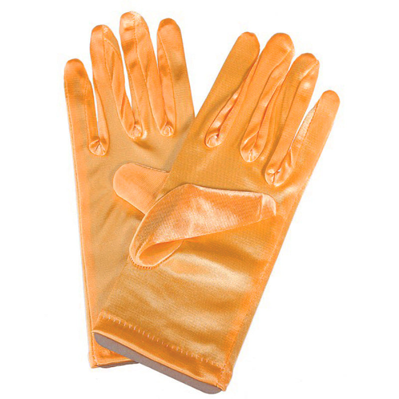 Bridal Wedding Gloves Short Satin Dress Cheongsam Gloves by My Store